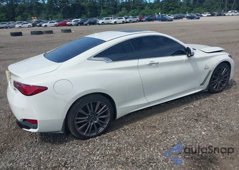 2017 Infiniti Q60 3.0T Red Sport 400 from USA, damaged, VIN JN1FV7EL1HM702200